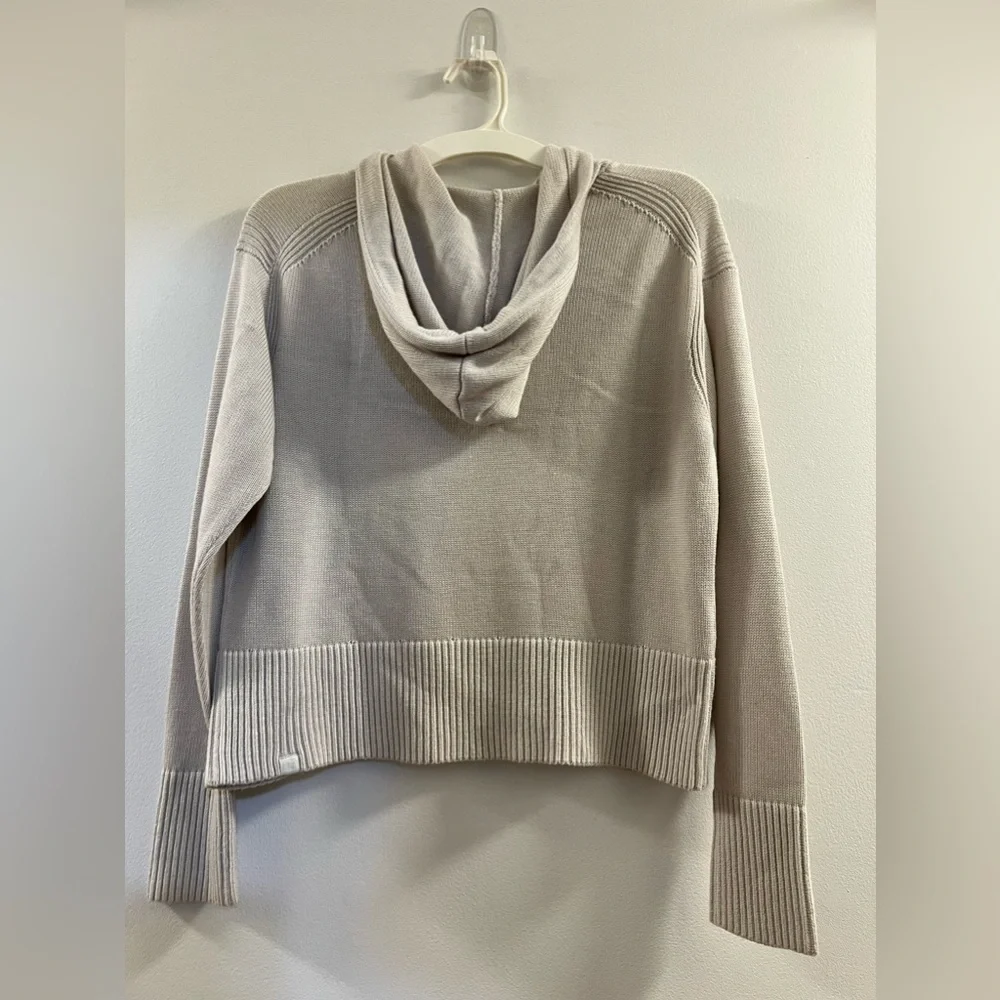 Lululemon Double Knit Sweater Hoodie White Opal